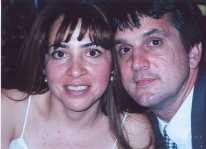 Robb and Meribel at their wedding reception, April 29