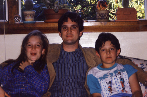Stephanie, Dad, Robbie, in 1993